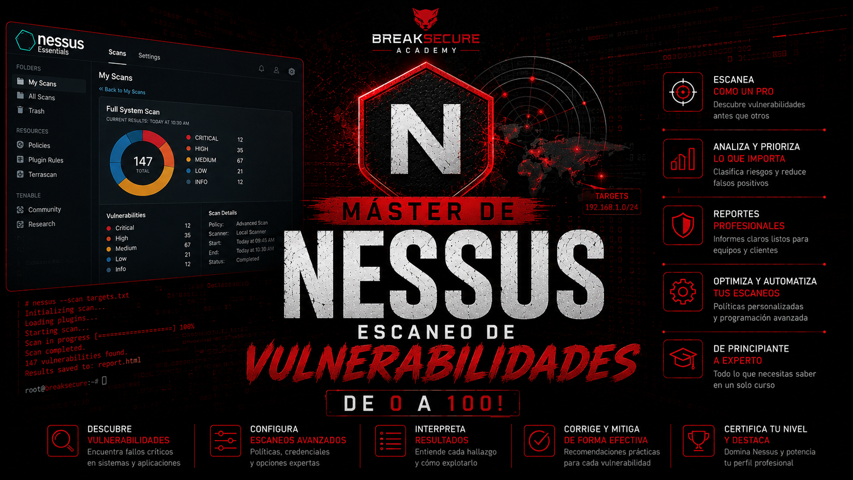 Portada de Máster de Nessus