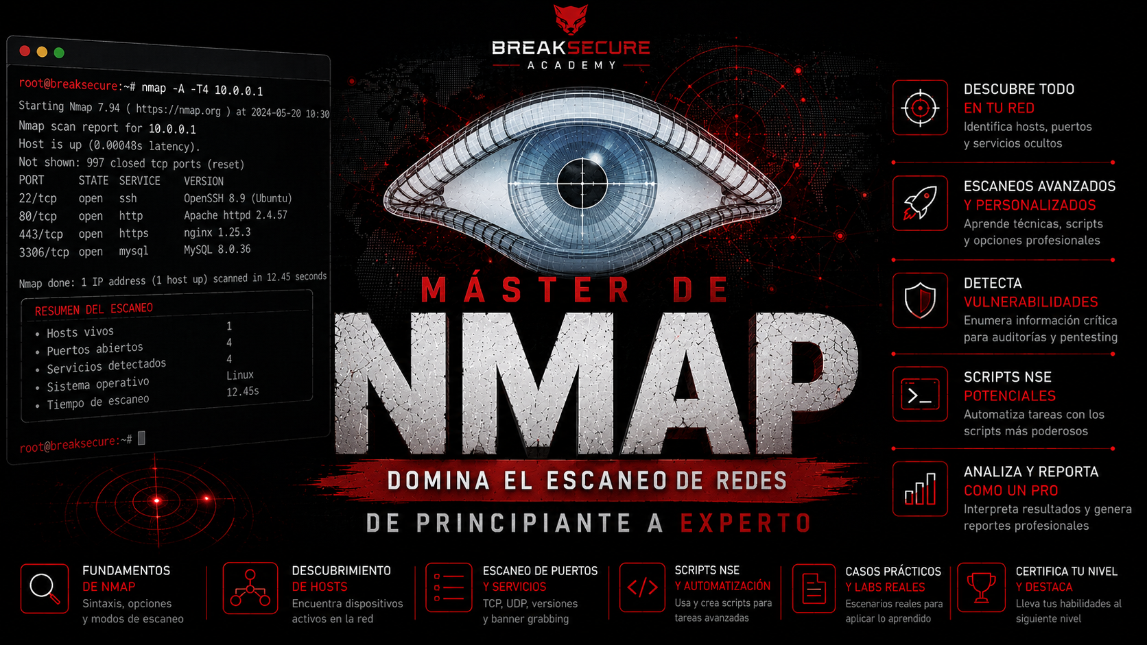 Portada de Máster de NMAP