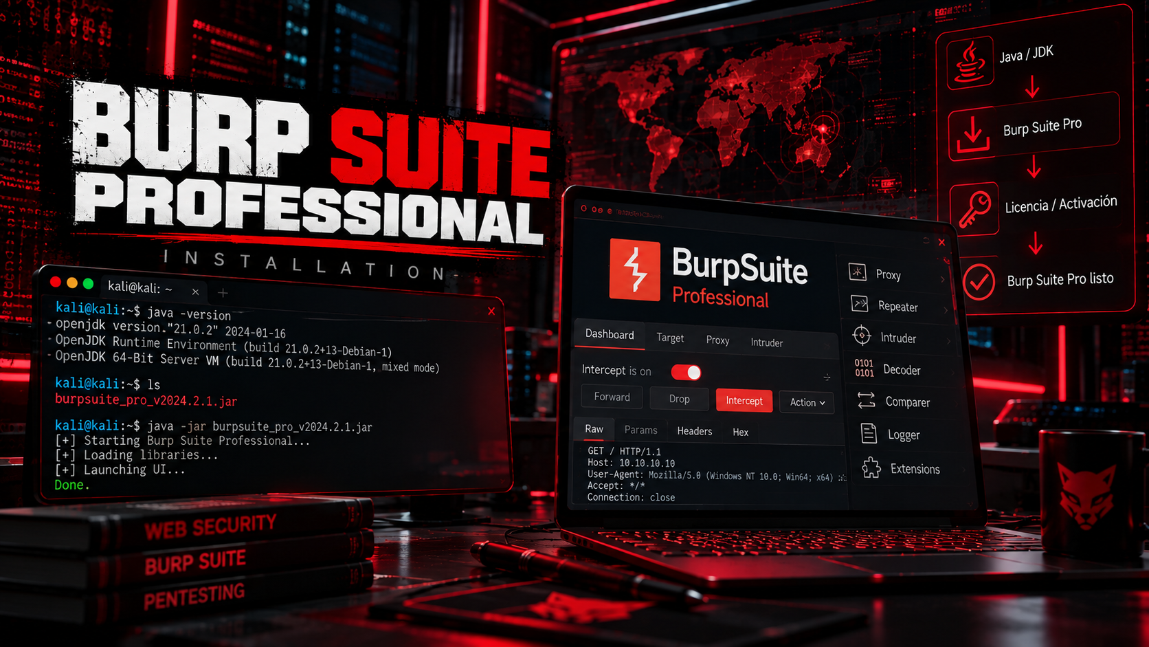 Portada de Cómo instalar Burp Suite Professional en Windows